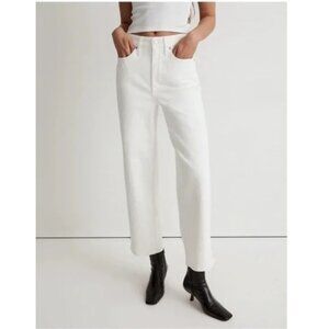 Madewell Women's White Flare & Wide Leg Jeans
